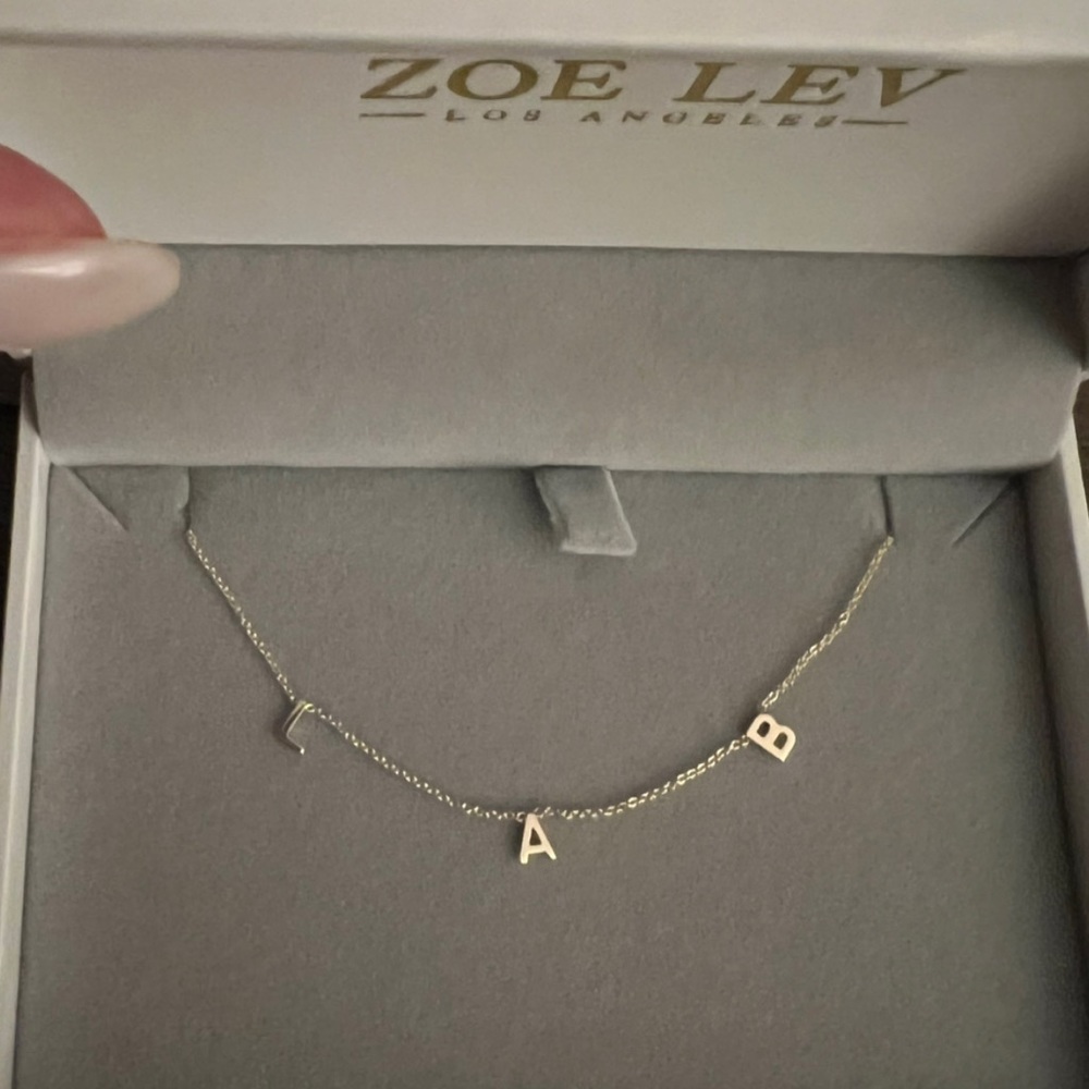 Gold Initial Necklace